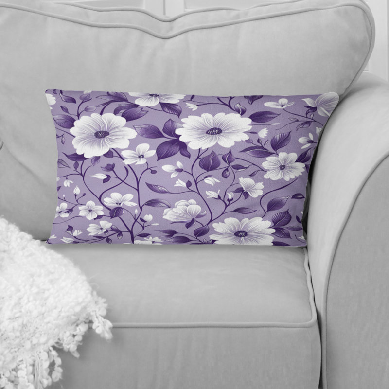 Coussin lombaire glamour Flower Charm II
