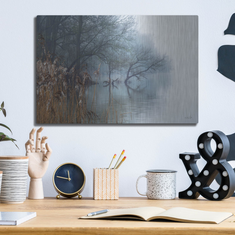  «In The Swamps» par Martin Podt, art mural en métal, 16 po x 12 po, H 12 po x l 16 po