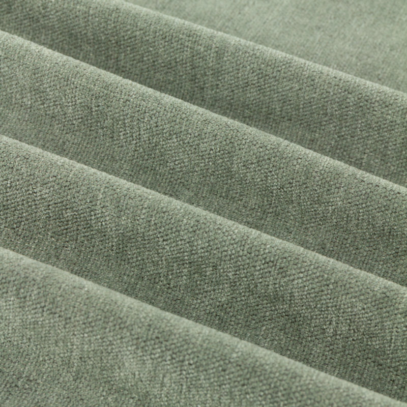 Soft Chenille Blackout Curtain Panel Pair, Green, 229cm Width x 137cm Drop