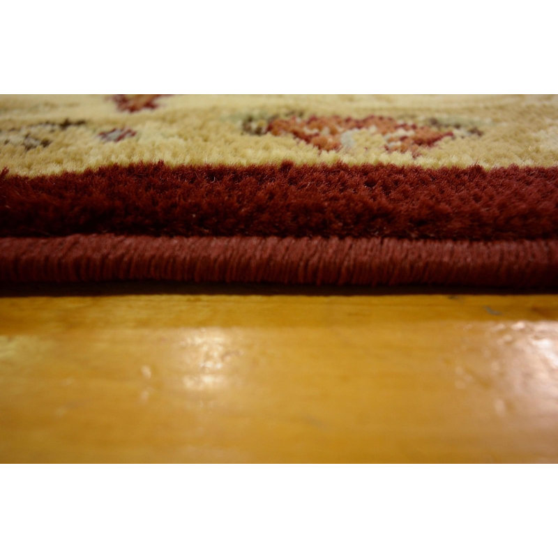 Tapis oriental beige / rouge Niles, Tapis de couloir 2 pi 7 po x 10 pi