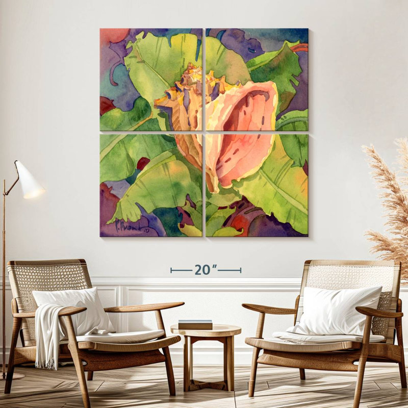 Aletra Mango Bay Conch, 57" H x 57" W