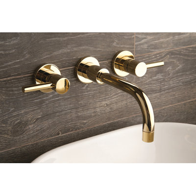 East Linear Wall Mount Bathroom Faucet