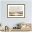 «Neutral Abstract Landscape» par The Creative Bunch Studio, reproduction d'art encadrée