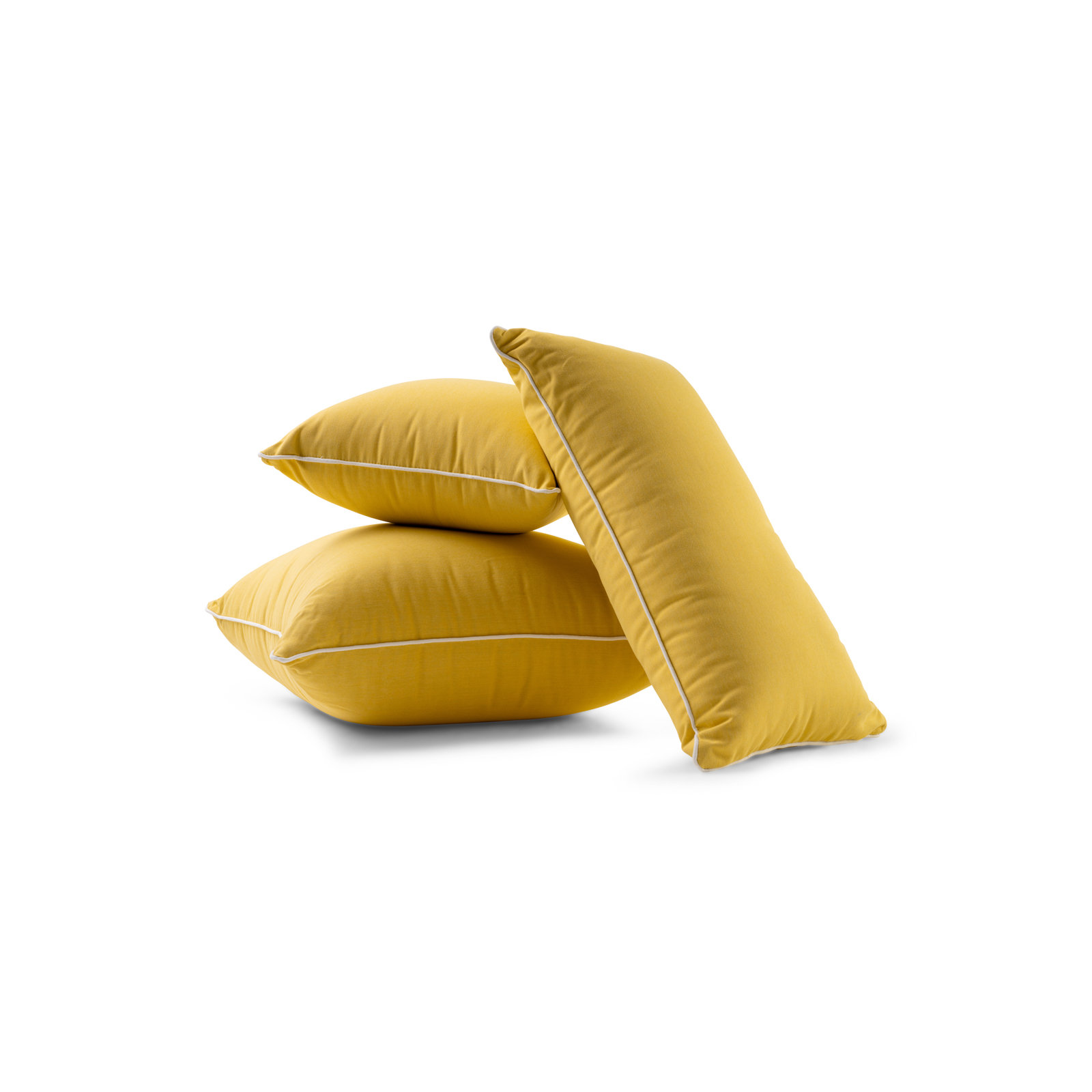 Rivie Indoor/Outdoor Throw Pillow, Yellow, 26"H x 26"W