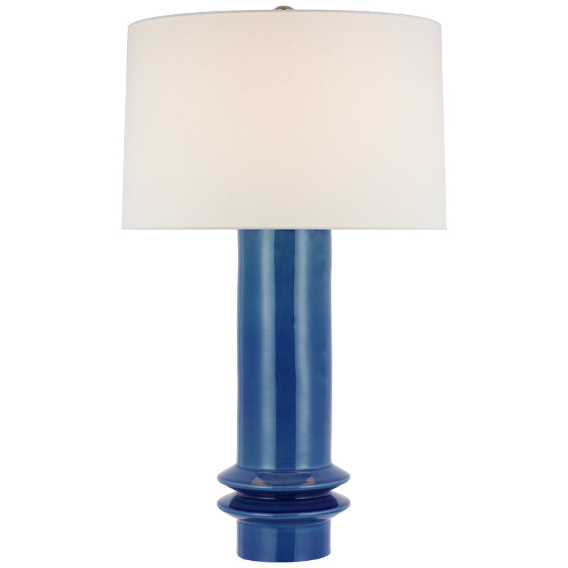 Montaigne Table Lamp, Aqua Blue