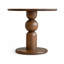 Table de salle à manger ronde en bois de noyer massif Dorel-1962902227