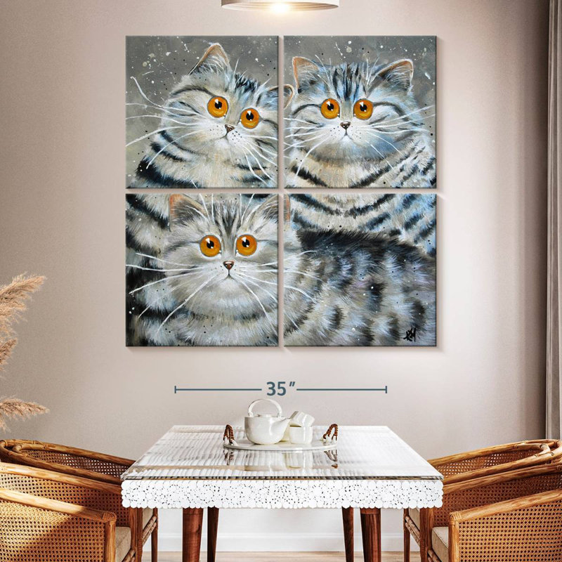 Brampt Saphy Oakley And Oscar, 50" H x 50" W