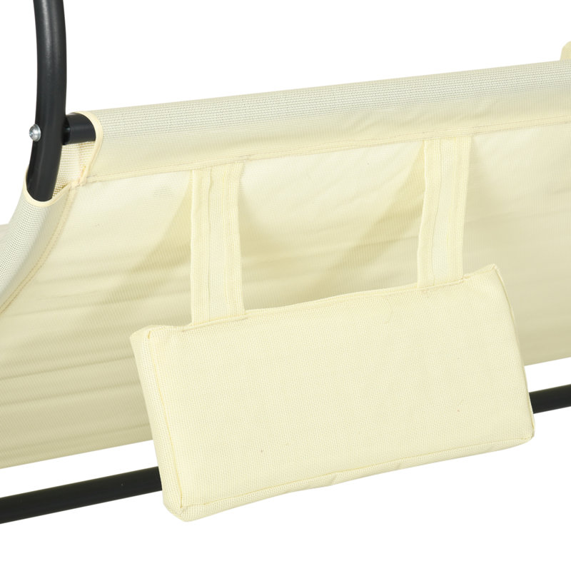 Méridienne double longue 21,2 po Mubaarak, Beige