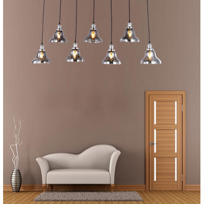 Luminaire suspendu sphère 7 lumières Daughtry