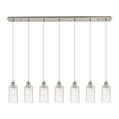 Caius - 7 Light 49" Cord Hung Linear Pendant