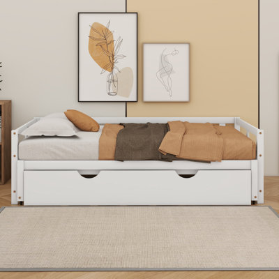 Extending Daybed With Trundle,Wooden Daybed With Trundle