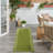 Carbie Abstract Machine Woven Chenille Indoor/Outdoor Area Rug in Green-584614501