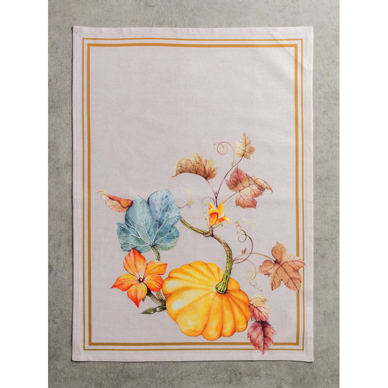 Cotton Floral Tea Towel Kitchen Towel