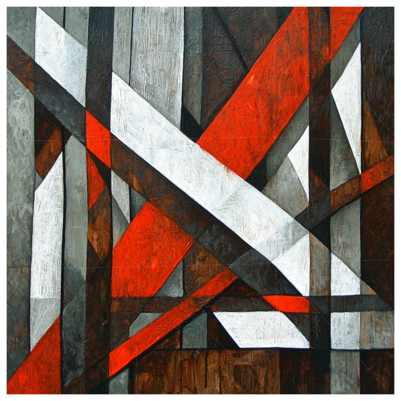 Rideaux abstraits, voilages et voilages abstraits - 1 panneau, Blocage, 50 po x 92 po - 1 panneau