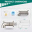 Wall Tub Spout with Diverter-96160642