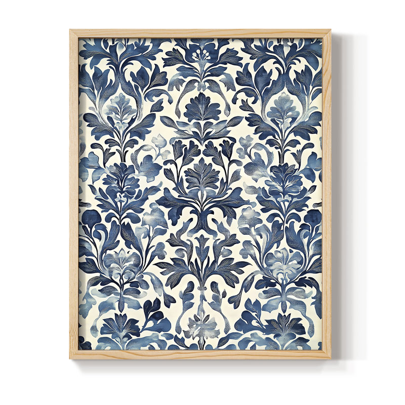 WM MORRIS Series DXXX Framed Print - Solid Wood