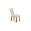 Ensemble de table de salle à manger 7 pièces composé d'une table de cuisine rectangulaire et de 6 chaises de salle à manger Parson en lin beige clair, acajou-195467138-195467148-195467149
