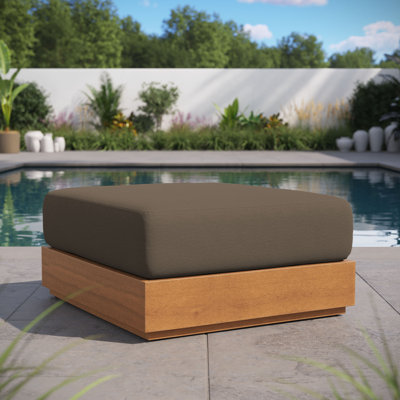 Repose-pieds de patio en bois d'acacia Tahoe