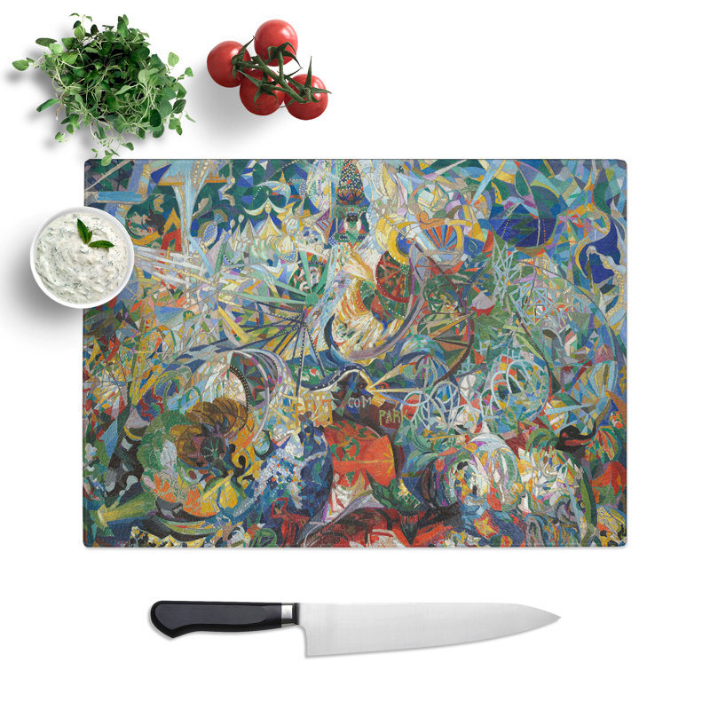 Coney Island by Joseph Stella Chopping Board, 0.4cm H x 28.5cm W x 39cm L
