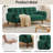Linen Sleeper Couch, Convertible Futon Sofa Bed,75" W Modern 3 Seater  Sofa with Adjustable Backrests and Solid Wood Legs for Small Spaces, Living Room, Bedroom-607877268