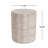 Outdoor/Indoor Lightweight Concrete Side Table,Travertine Finish