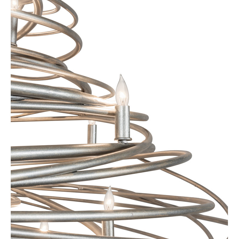 Cyclone 36 - Light Dimmable Geometric Chandelier