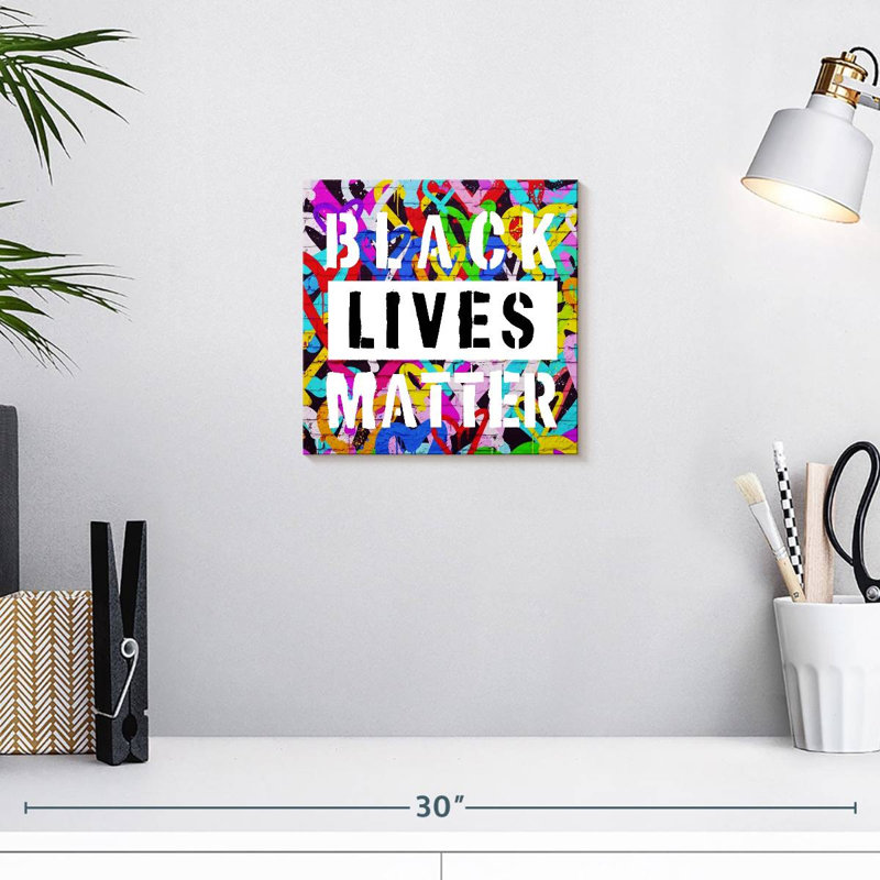 «Love Black Lives Matter», H 10 po x l 10 po