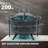 Nayati Round Steel Wood Burning Fire Pit