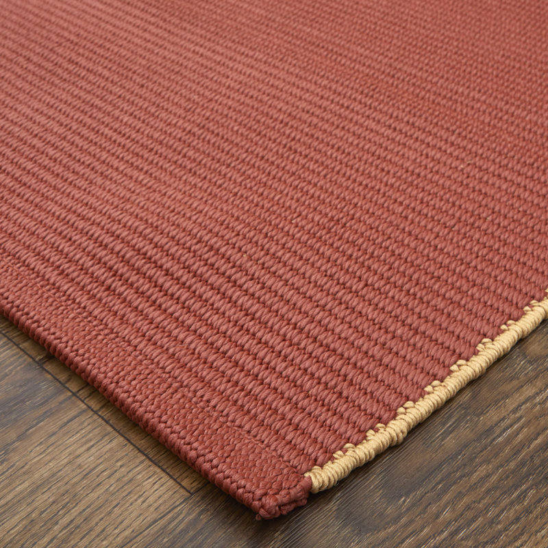 Theo Flatweave Indoor/Outdoor Area Rug, Rectangle 9' x 12'