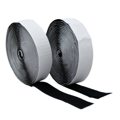 15'x1" Adhesive Hook and Loop Roll 1/pk