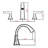 Widespread 2-handle Bathroom Faucet with Drain Assembly-58689372
