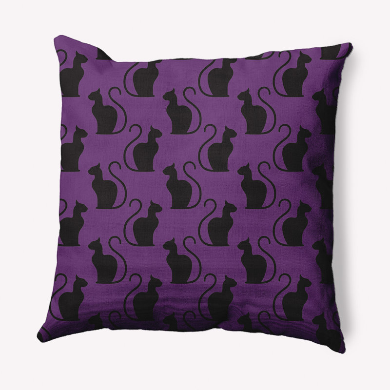 Reversible Throw Pillow, 20" x 20", Purple