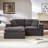 Chenille Cloud Sofa, Freely Combinable-1922830890