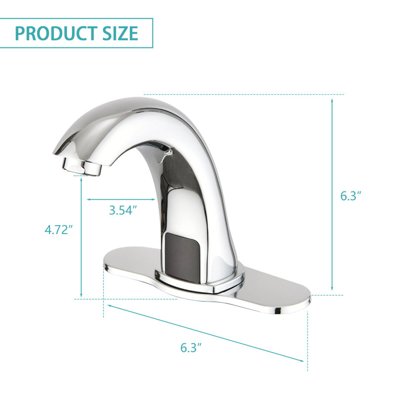 Single Hole Touchless Bathroom Vanity Faucet