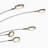 Orion 74 in. Industrial 5-Light LED Floor Lamp with Adjustable Swing Arm Heads-583557762