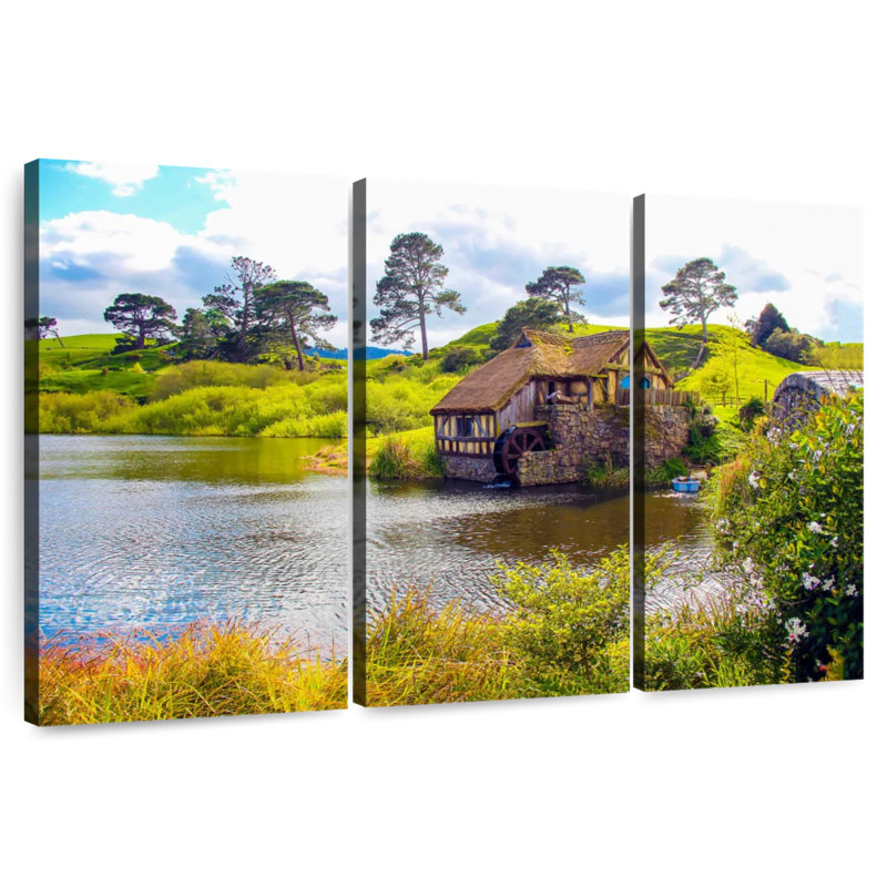 Sebbie Hobbiton, 42" H x 65" W