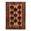 Tapis décoratif de laine brun clair en laine noué à la main de conception unique 6 pi 11 po X 9 pi 5 po noué à la main New Age