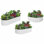 Lit de jardin surélevé 8 x 2 x 1 pi - Boîte à fleurs en métal galvanisé avec base ouverte pour légumes et fleurs, bordure en caoutchouc