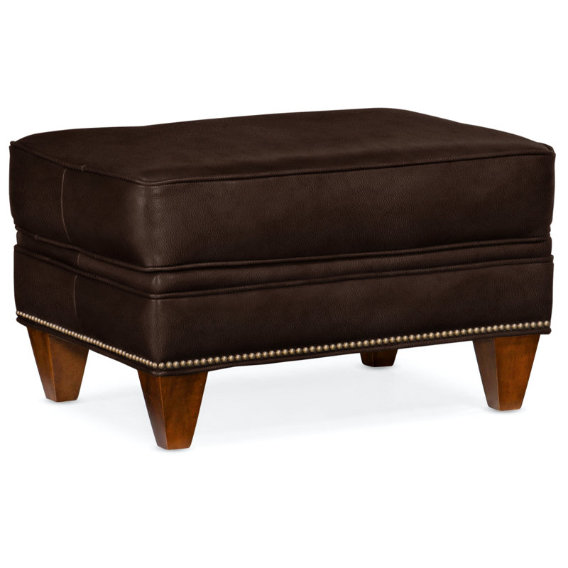 Reddish Ottoman, Natural, New Classiques, Aline Fumo Genuine Leather