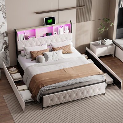 Tavean Upholstered Storage Bed