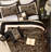 Pastora 7 Piece Short Plush Leaves Print Polyester Comforter Set-59942669-22386516