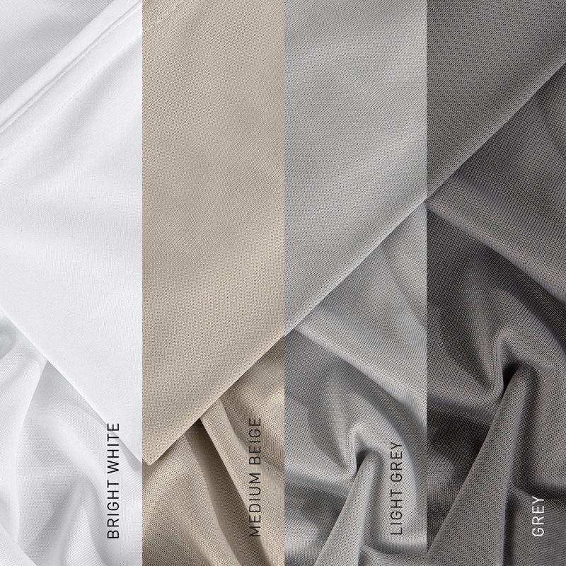 Beige Polyester Queen Pillowcase Set with Moisture-Wicking Technology