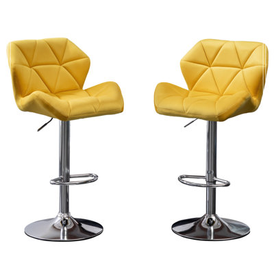 Tabouret de bar Breni Velvet Diamond