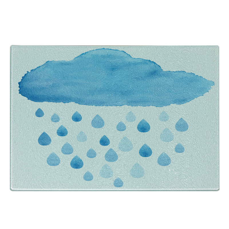 Planche à découper en verre trempé Ambesonne