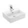 WS Bath Collections Quattro 14.4'' Ceramic Rectangular Bathroom Sink with Overflow
