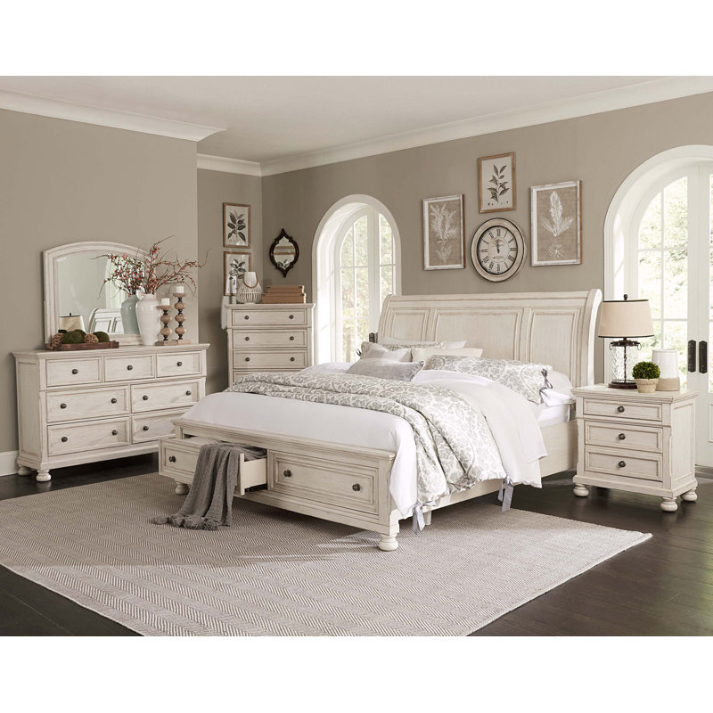 Table de chevet transitionnelle 1pc