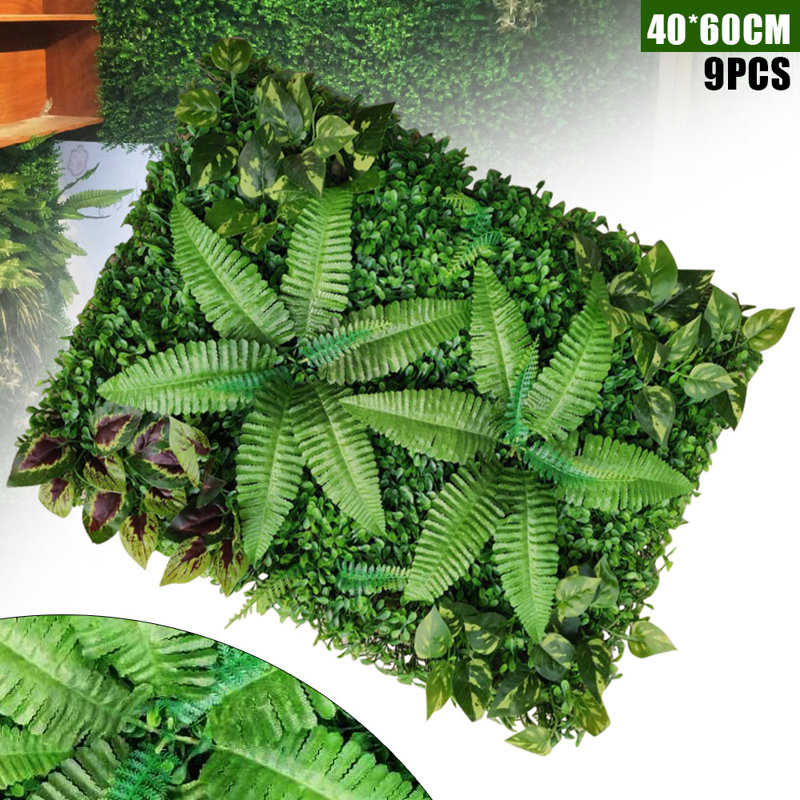 Artificial Plant Wall Panel (set of 9)