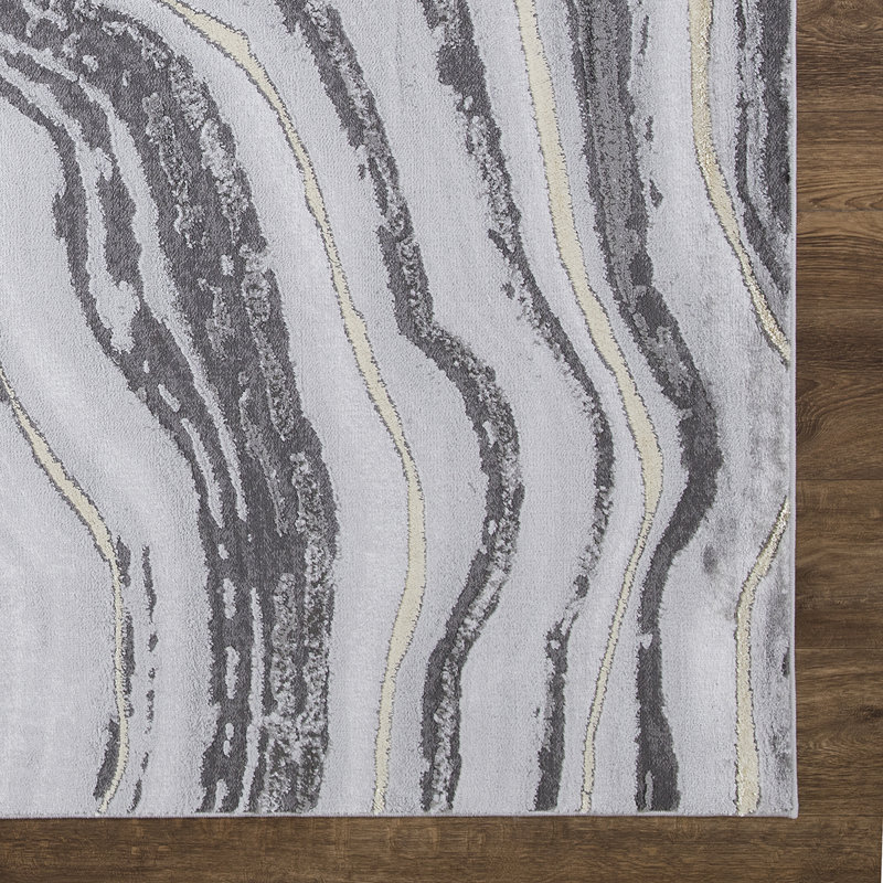 Abstract Indoor Rug, Rectangle 3'3" x 4'7"
