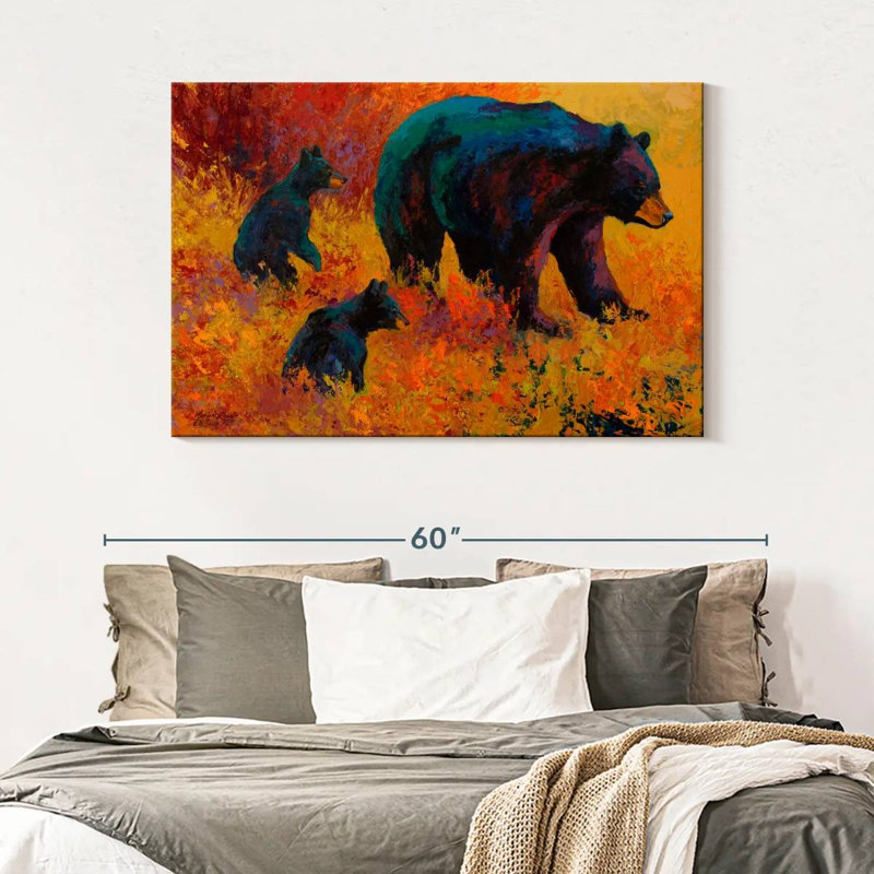 Brampt Double Trouble Black Bear, 32" H x 48" W