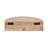 Kristie Half-circle Mango Floating Shelf with Drawer-657414402